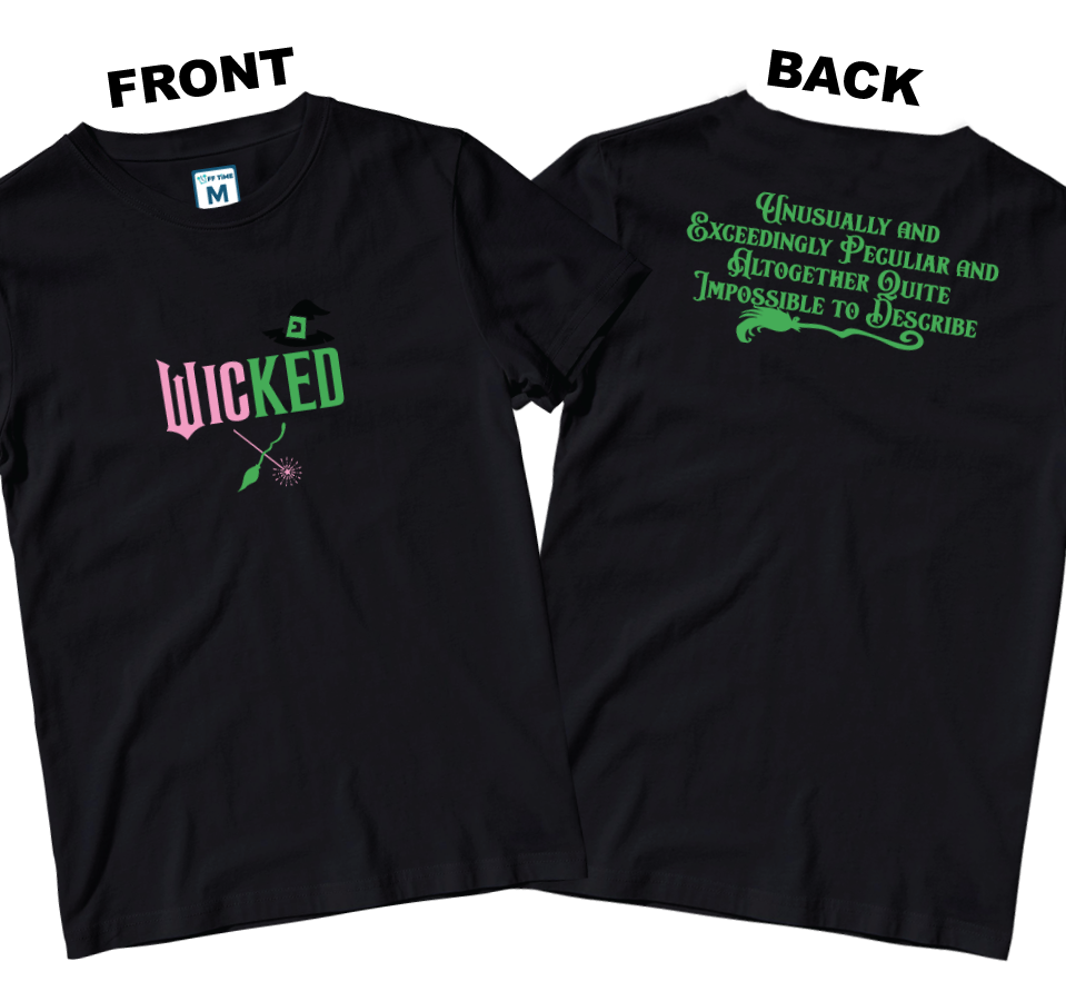Cotton Shirt: Title  (Front and Back)