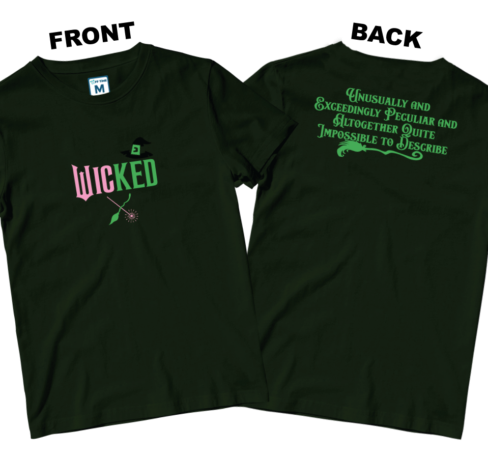 Cotton Shirt: Title  (Front and Back)