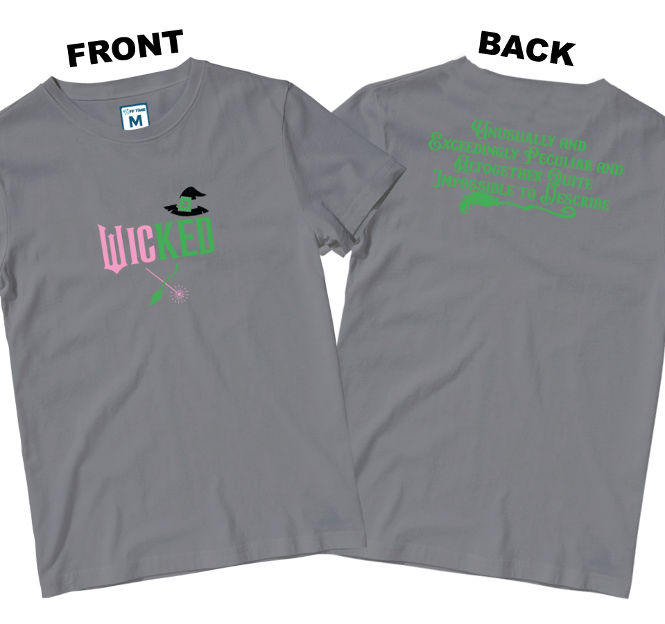 Cotton Shirt: Title  (Front and Back)