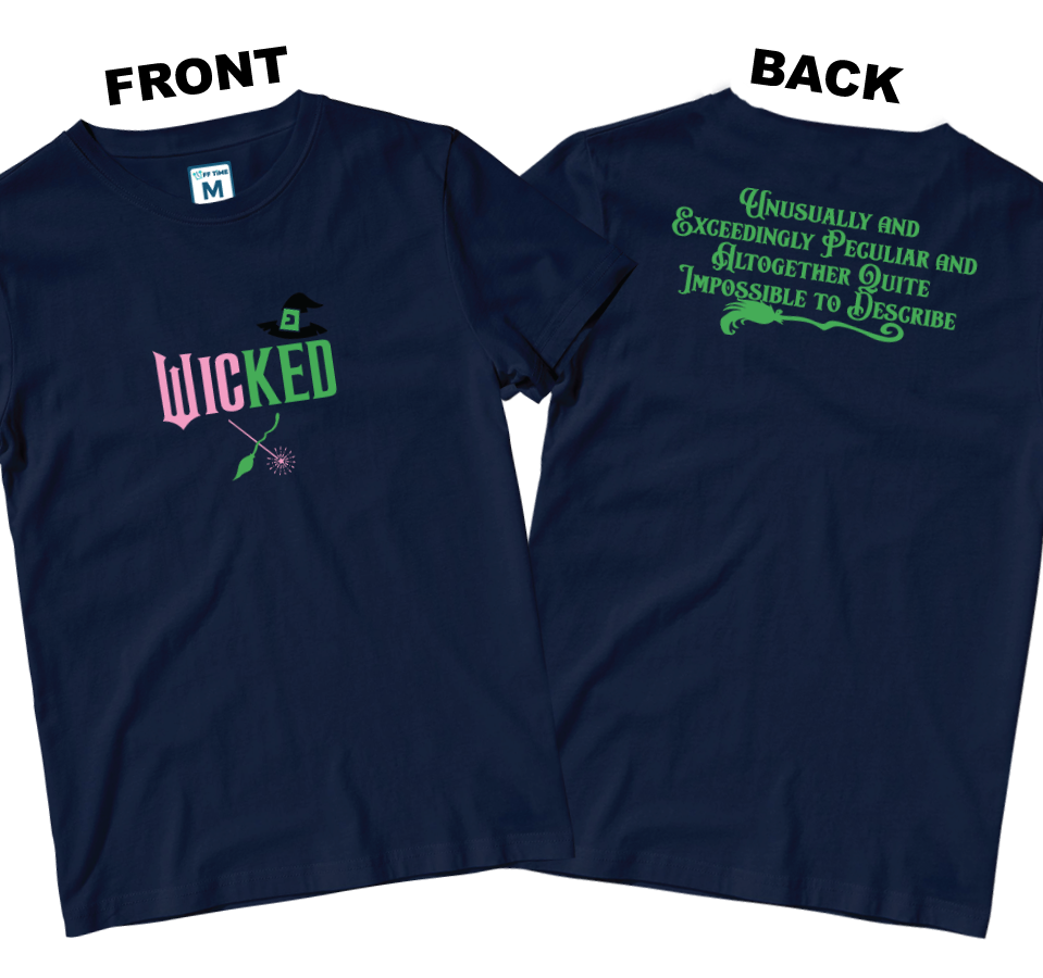 Cotton Shirt: Title  (Front and Back)