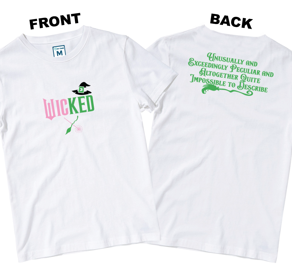 Cotton Shirt: Title  (Front and Back)