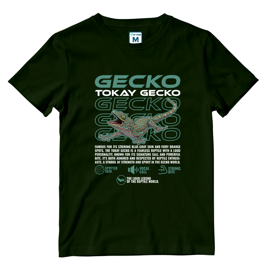Cotton Shirt: Tokay Gecko