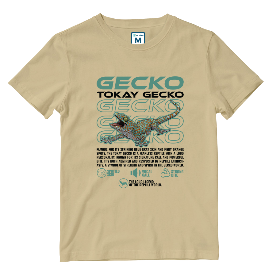 Cotton Shirt: Tokay Gecko