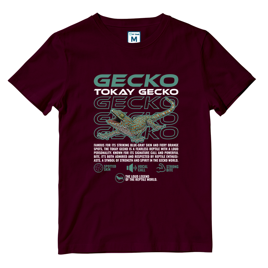 Cotton Shirt: Tokay Gecko
