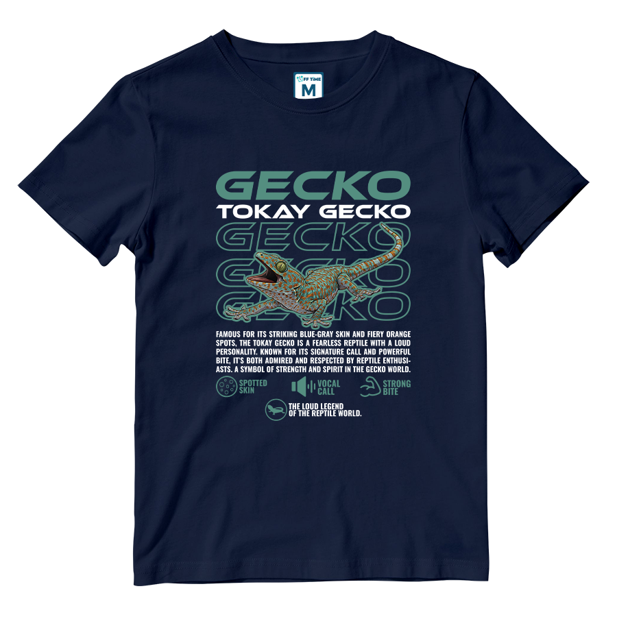 Cotton Shirt: Tokay Gecko