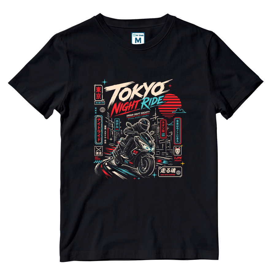 Cotton Shirt: Tokyo Night