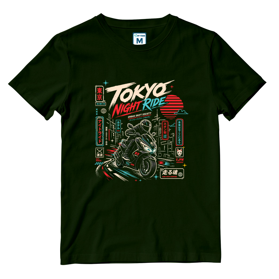 Cotton Shirt: Tokyo Night