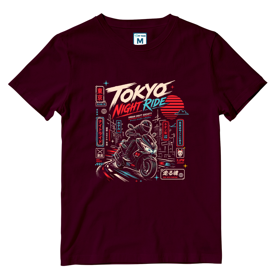 Cotton Shirt: Tokyo Night