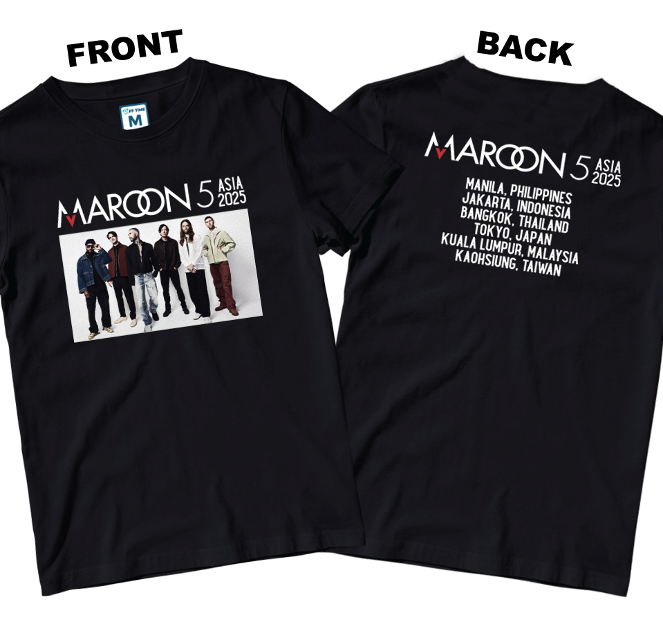 Cotton Shirt: Tour Shirt (Front and Back)