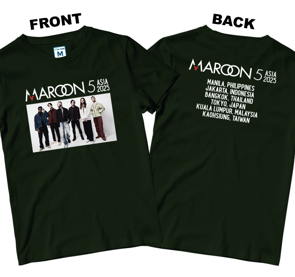 Cotton Shirt: Tour Shirt (Front and Back)