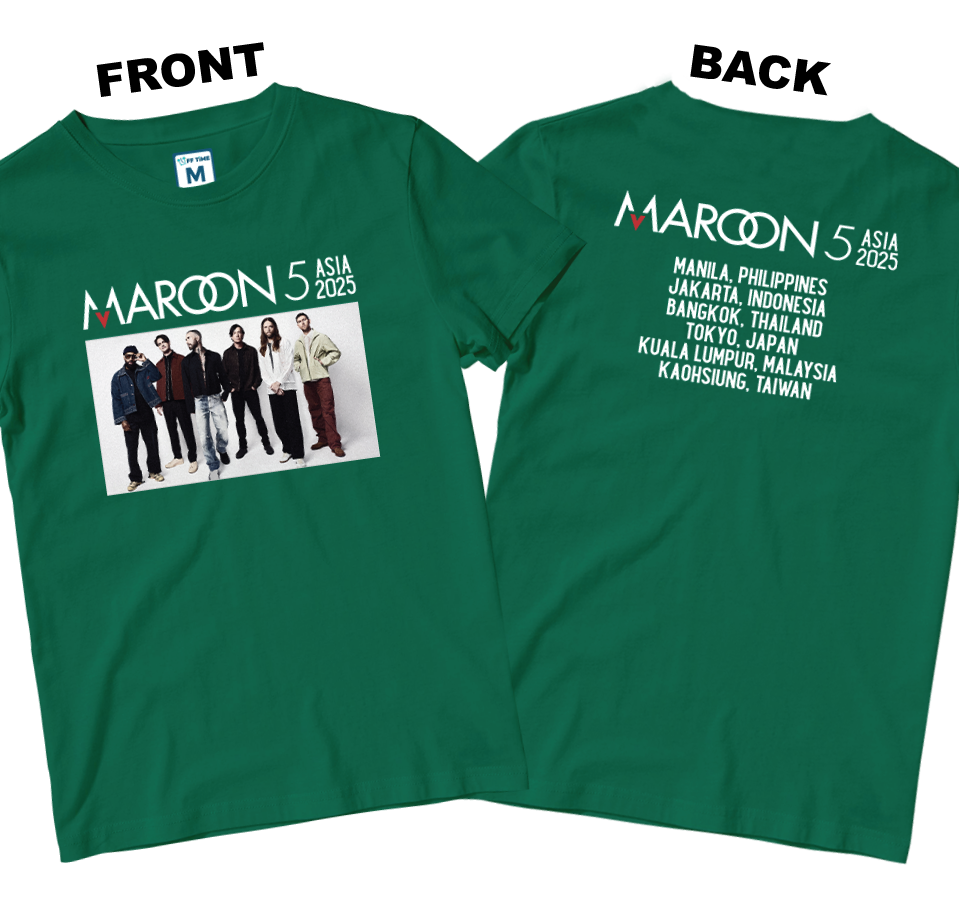 Cotton Shirt: Tour Shirt (Front and Back)