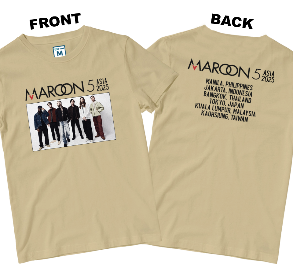 Cotton Shirt: Tour Shirt (Front and Back)