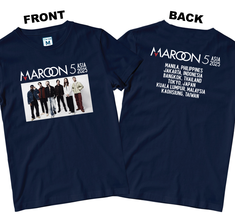 Cotton Shirt: Tour Shirt (Front and Back)