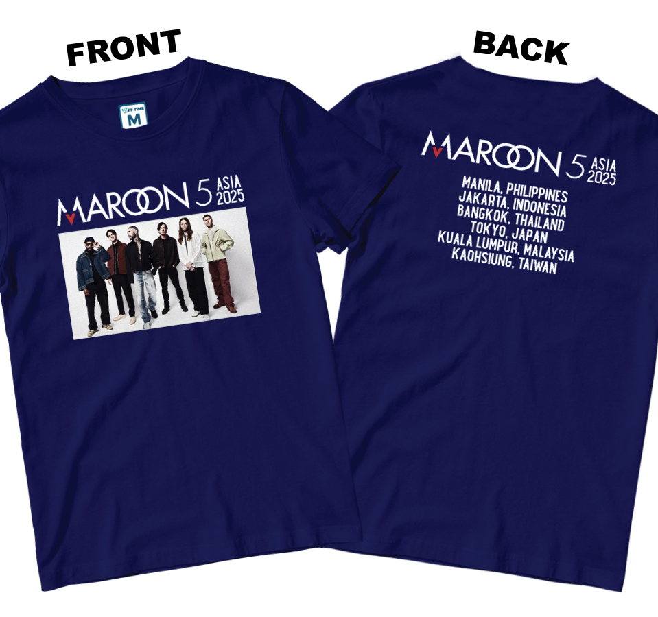 Cotton Shirt: Tour Shirt (Front and Back)