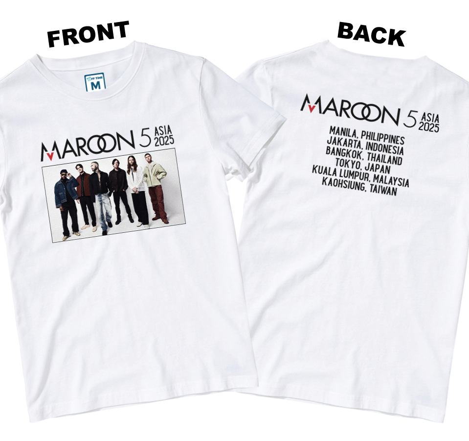 Cotton Shirt: Tour Shirt (Front and Back)