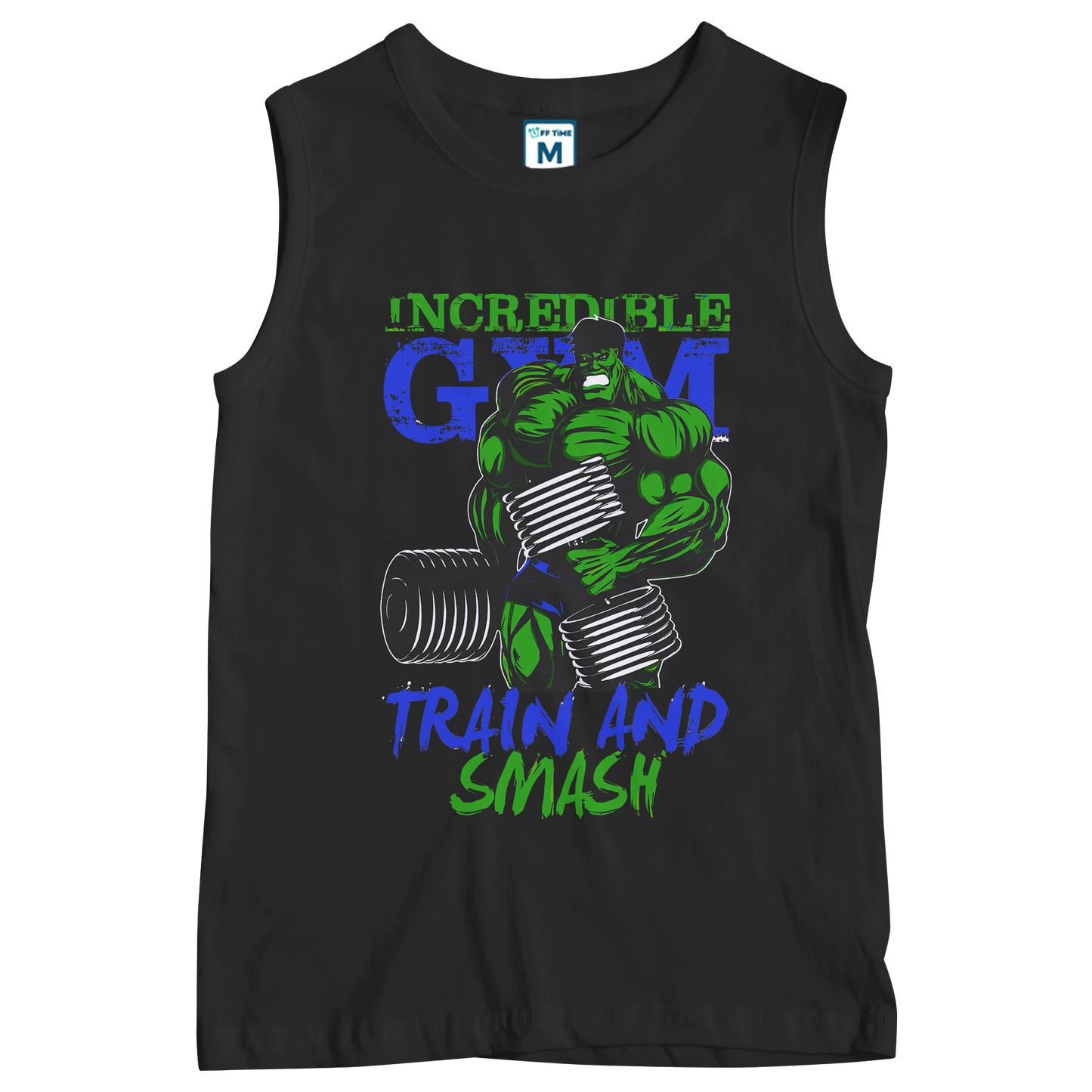 Sleeveless Drifit Shirt: Train and Smash