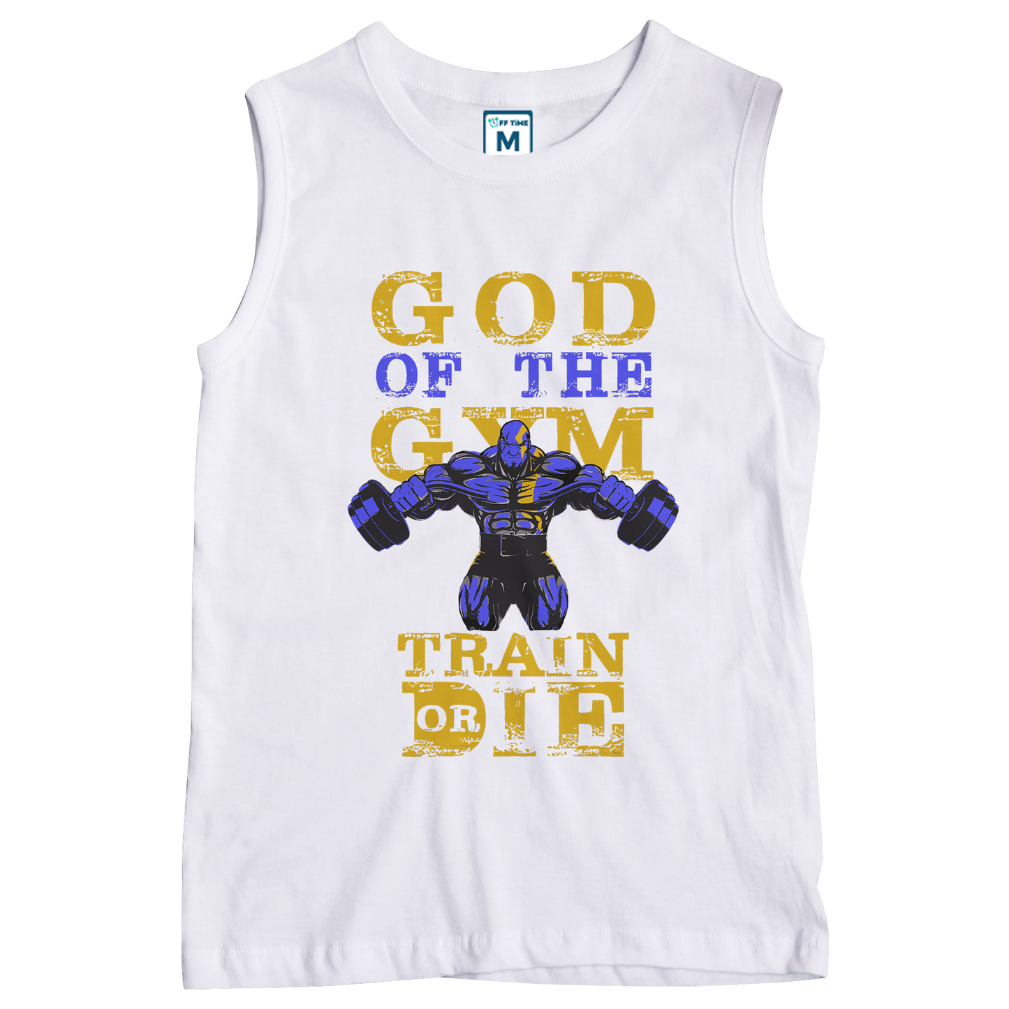 Sleeveless Drifit Shirt: Train or Die
