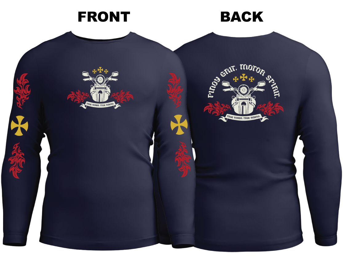 Long Sleeve Drifit Shirt: True Roads True Riders