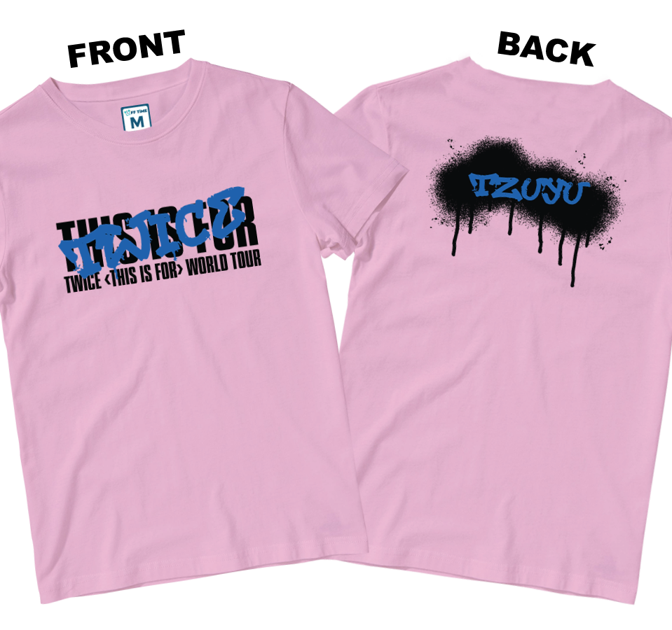 Cotton Shirt: Tzuyu (Front and Back)