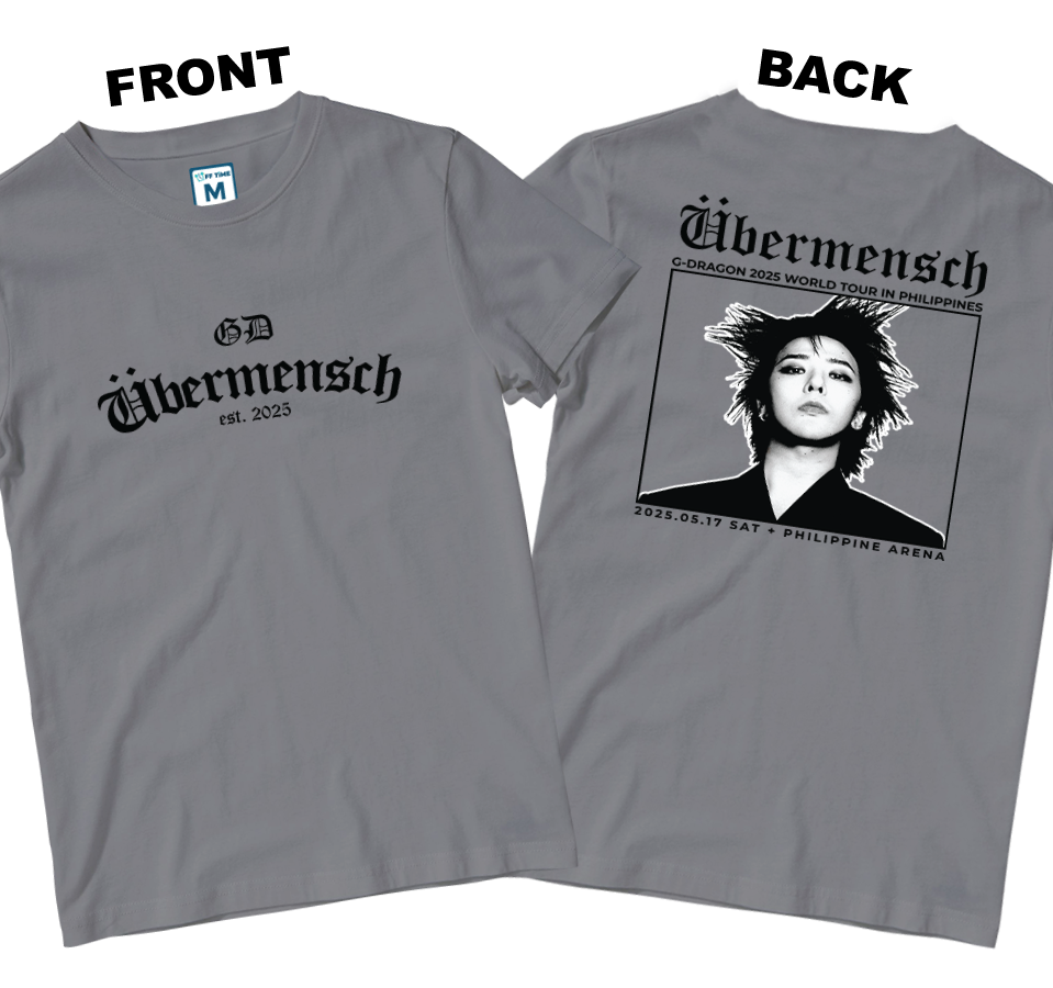 Cotton Shirt: Ubermensch Est 2025 (Front and Back)