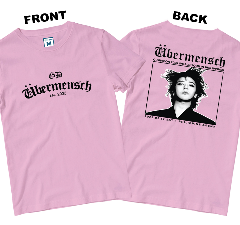 Cotton Shirt: Ubermensch Est 2025 (Front and Back)