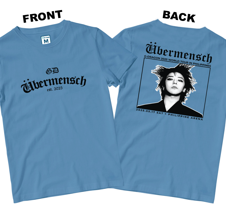 Cotton Shirt: Ubermensch Est 2025 (Front and Back)