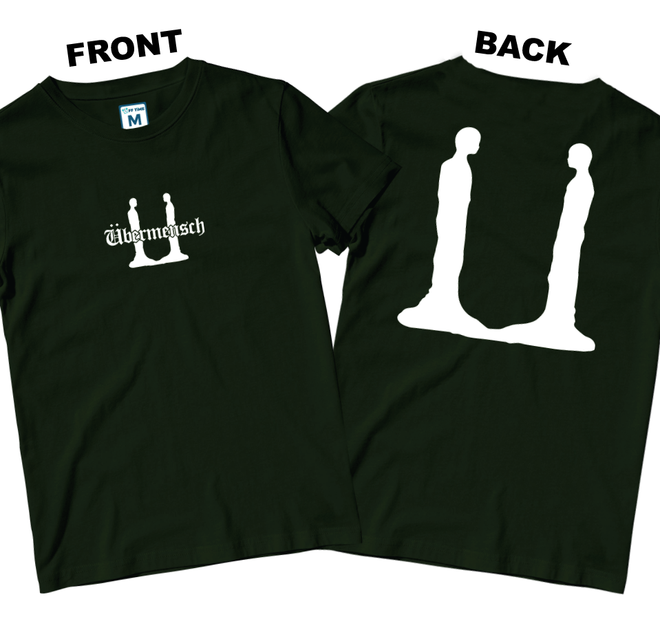 Cotton Shirt: Ubermensh Statue (Front and Back)