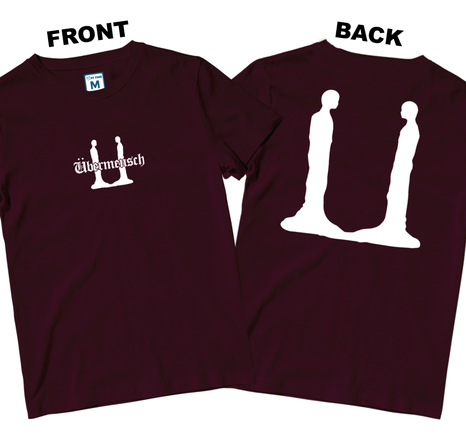 Cotton Shirt: Ubermensh Statue (Front and Back)