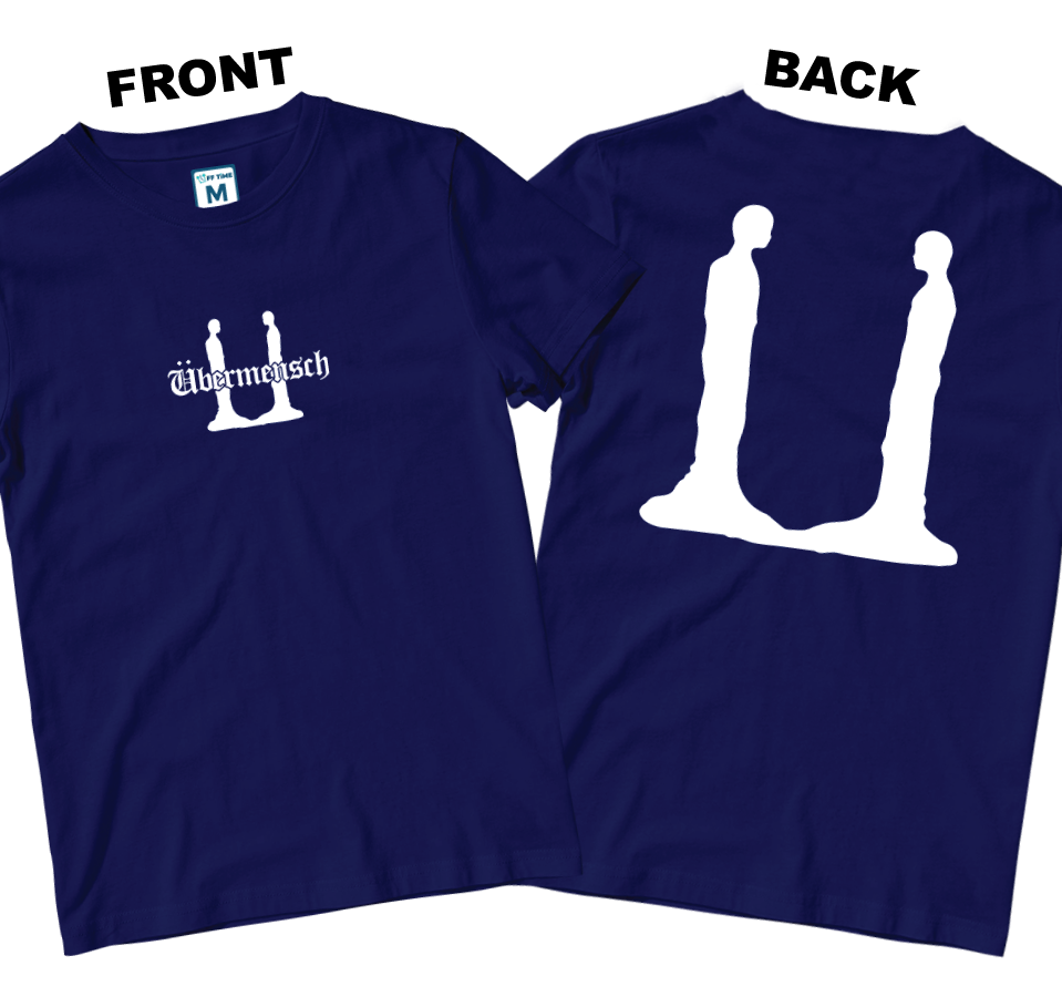 Cotton Shirt: Ubermensh Statue (Front and Back)