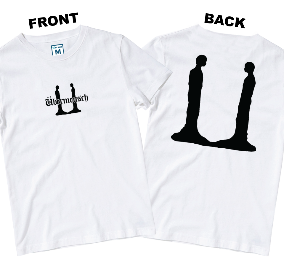 Cotton Shirt: Ubermensh Statue (Front and Back)