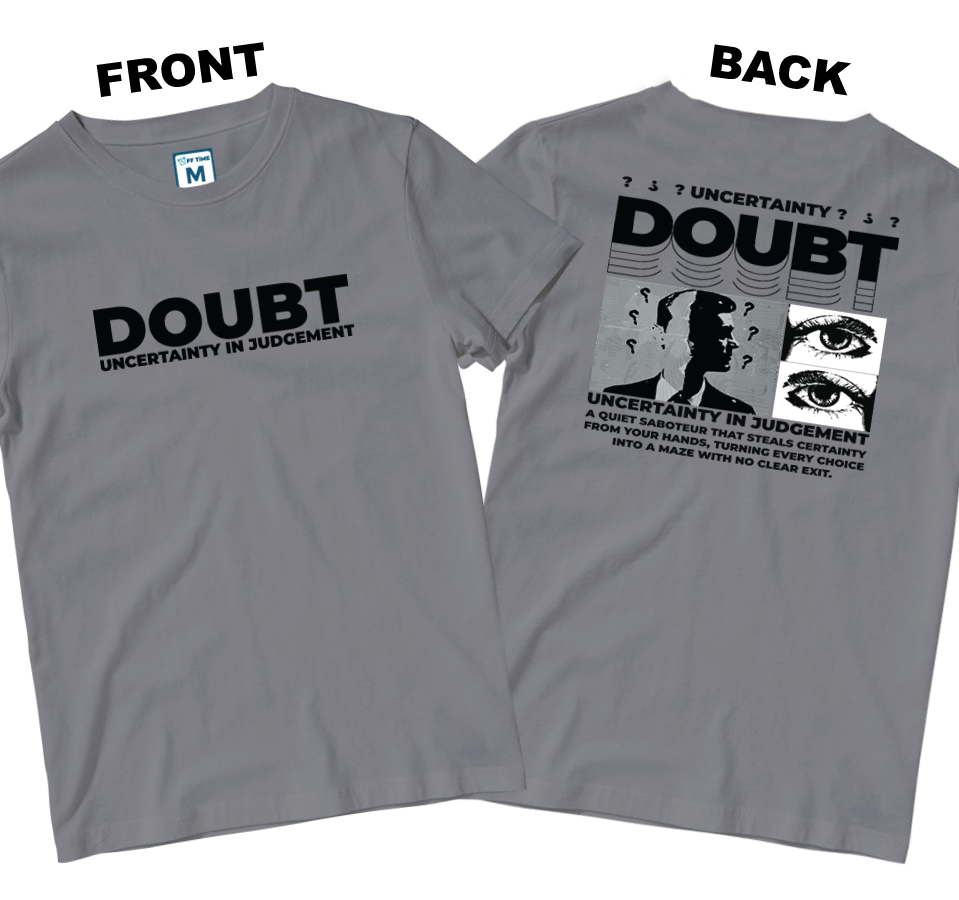 Cotton Shirt: Uncertainty (Front and Back)