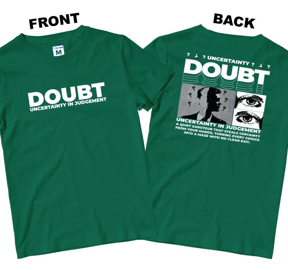 Cotton Shirt: Uncertainty (Front and Back)