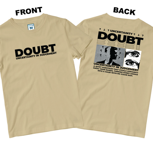 Cotton Shirt: Uncertainty (Front and Back)