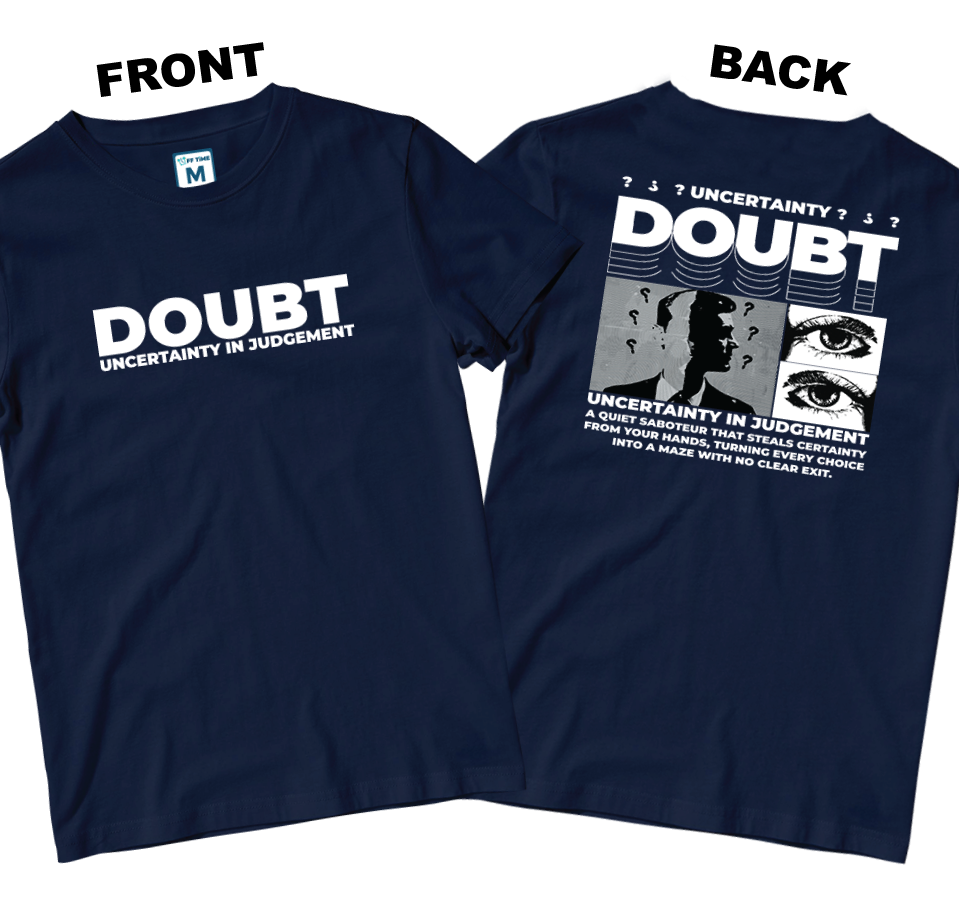 Cotton Shirt: Uncertainty (Front and Back)