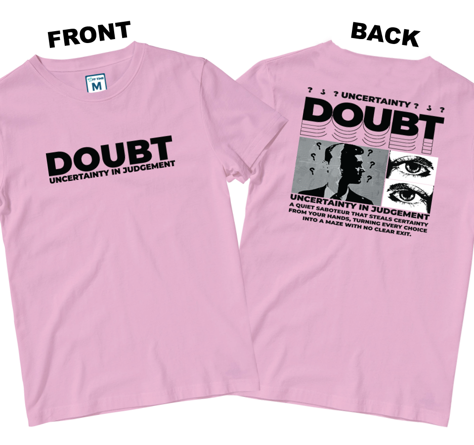 Cotton Shirt: Uncertainty (Front and Back)