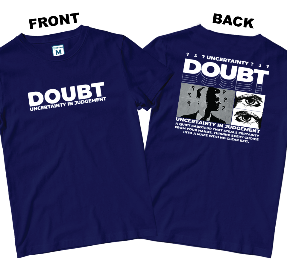 Cotton Shirt: Uncertainty (Front and Back)