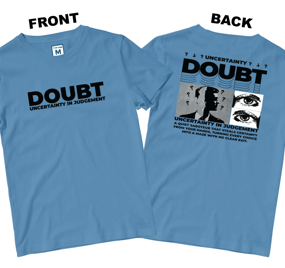 Cotton Shirt: Uncertainty (Front and Back)