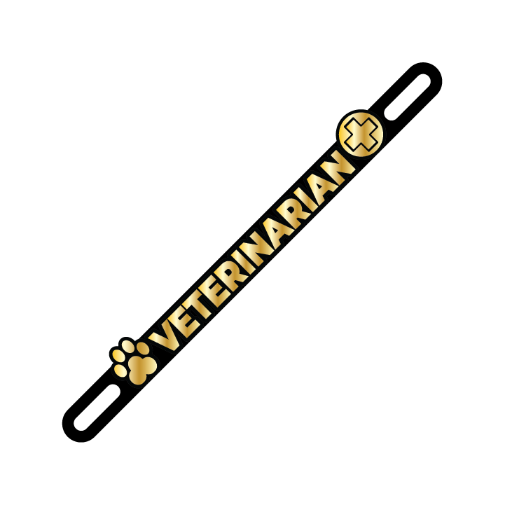 Car Plate Badge: Veterinarian