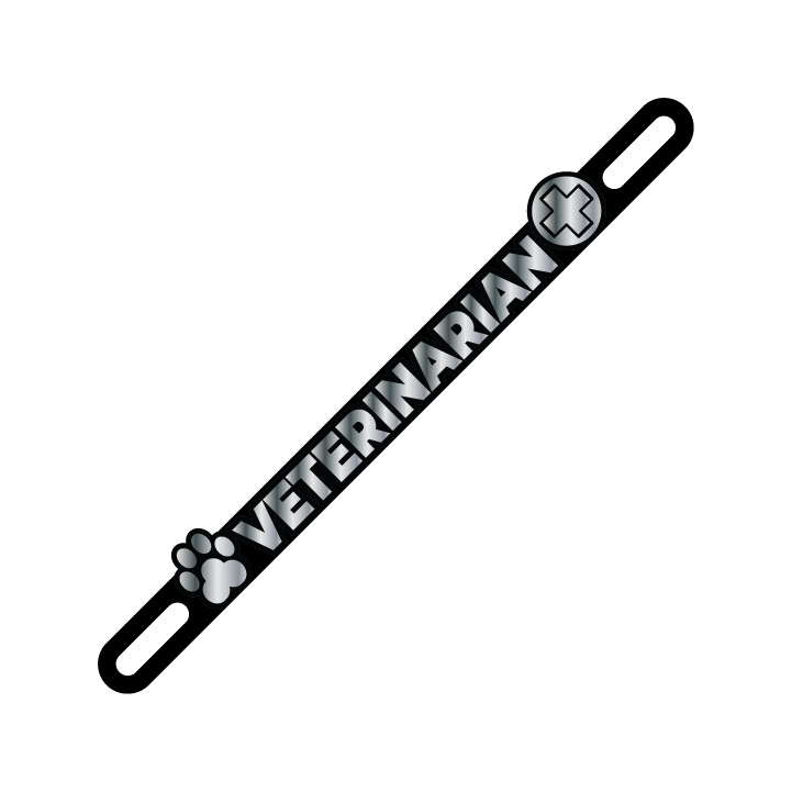 Car Plate Badge: Veterinarian