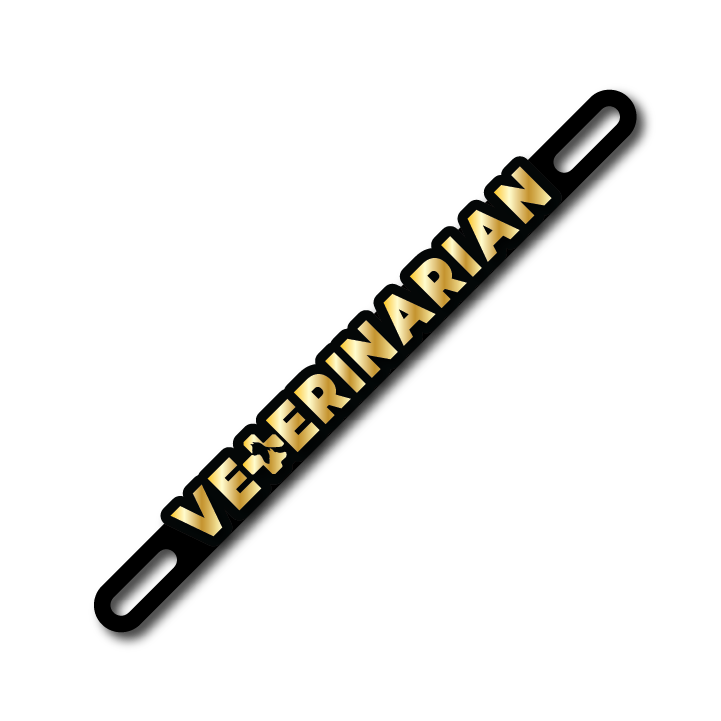 Car Plate Badge: Veterinarian Ver 2