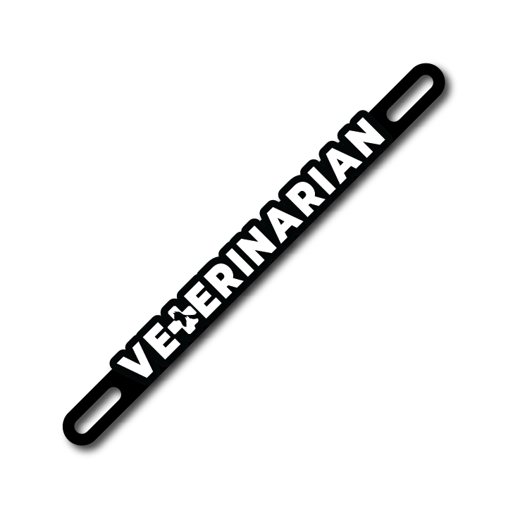 Car Plate Badge: Veterinarian Ver 2
