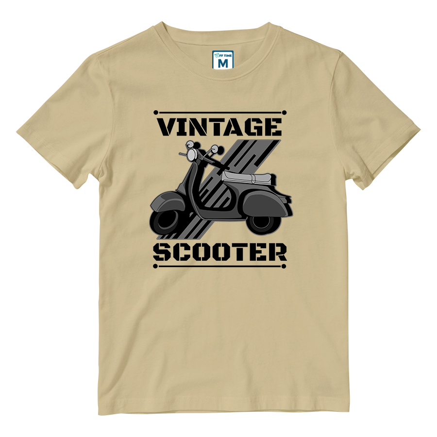 Cotton Shirt: Vintage Scooter