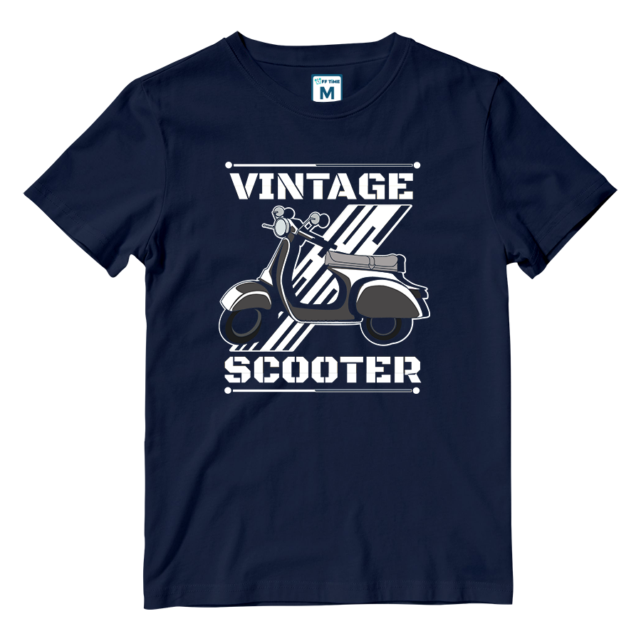 Cotton Shirt: Vintage Scooter