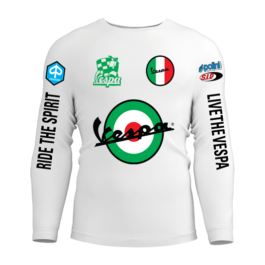 Long Sleeve Drifit Shirt: Vintage Vespa