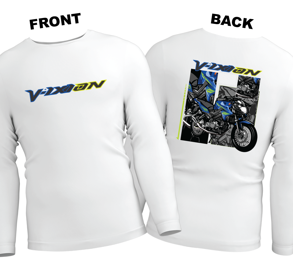 Long Sleeve Drifit Shirt: Vixion (Front and Back)