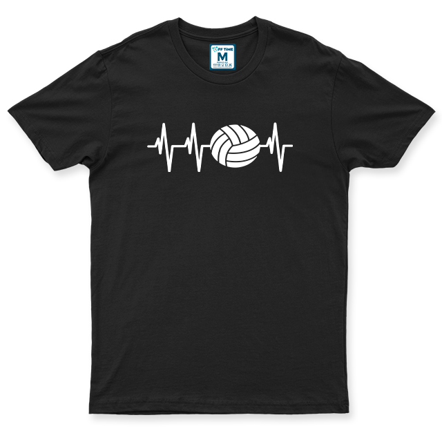 Drifit Shirt: Volleyball Heart Beating
