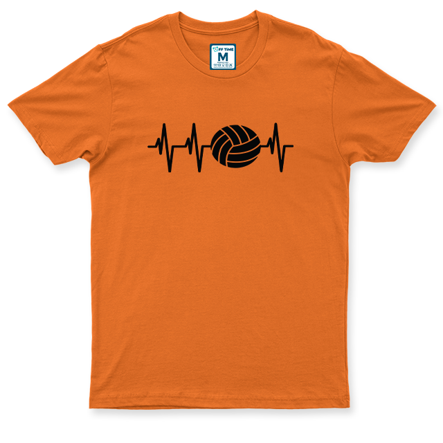 Drifit Shirt: Volleyball Heart Beating