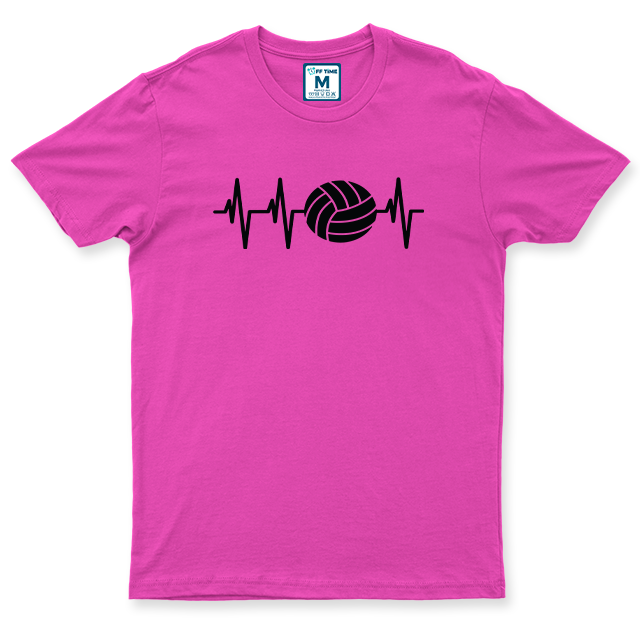 Drifit Shirt: Volleyball Heart Beating