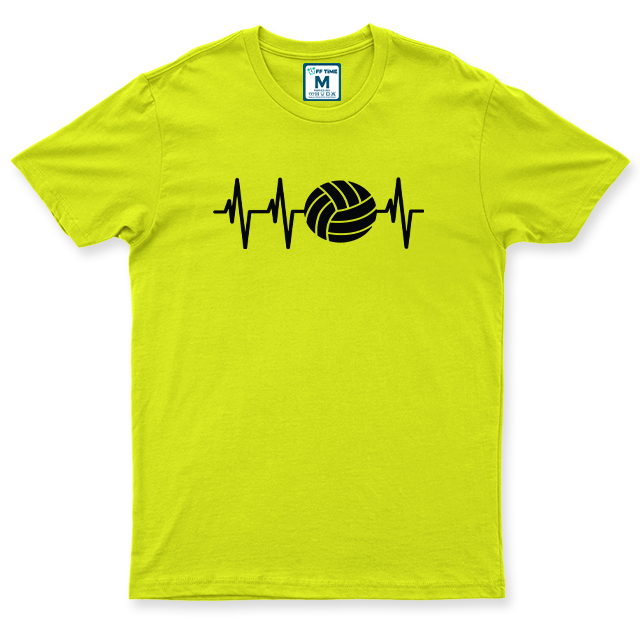 Drifit Shirt: Volleyball Heart Beating