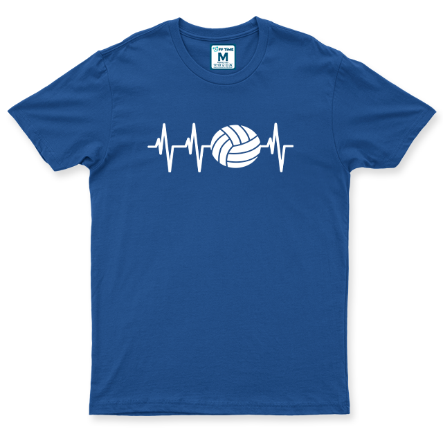 Drifit Shirt: Volleyball Heart Beating